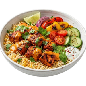 PIRI PIRI BEEF TIKKA RICE BOWL
